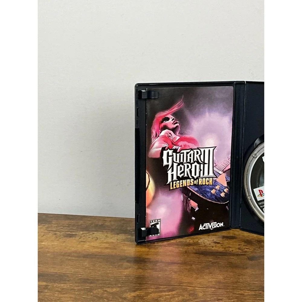 Guitar‎ Hero III Legends of Rock Sony PlayStation 2 PS2 Game Only Tested Working